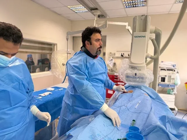 بعد — نتیجه رادیولوژی مداخلهای با هدایت تصویر